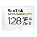 Sandisk 128GB High Endurance microSDXC Class 10 / UHS-I Flash Memory Card with Adapter